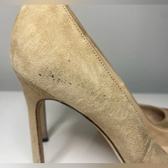 MANOLO BLAHNIK BB CAPTOE SUEDE PUMPS - Picture 8 of 11